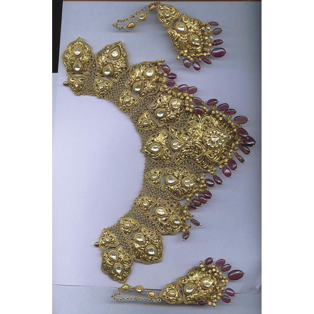 GOLD HALF SET ROUND ANTIQUE EXCLUSIVE