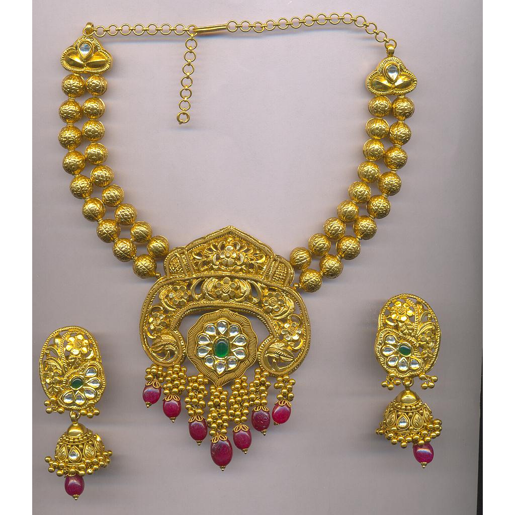 GOLD HALF SET ROUND ANTIQUE EXCLUSIVE