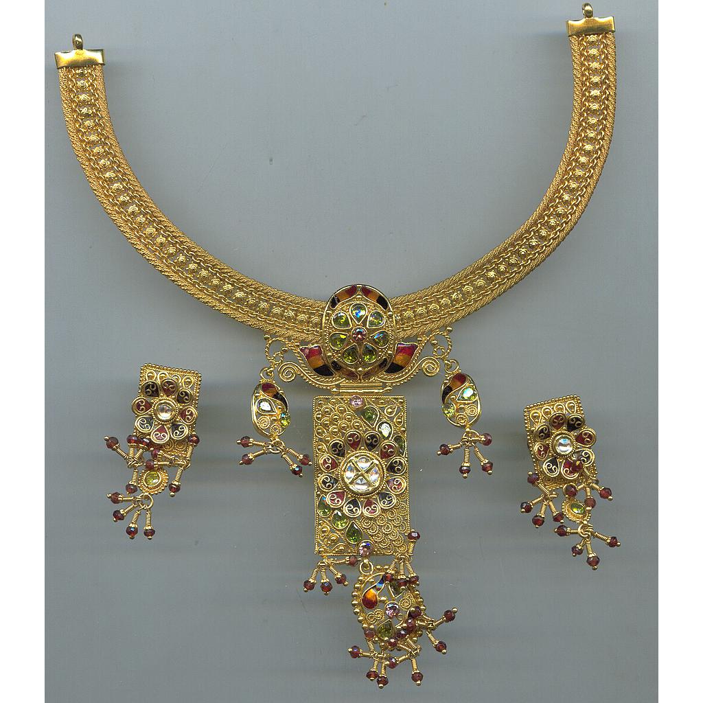 GOLD HALF SET ROUND ANTIQUE EXCLUSIVE