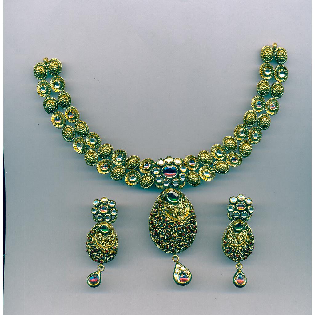 GOLD HALF SET ROUND ANTIQUE EXCLUSIVE