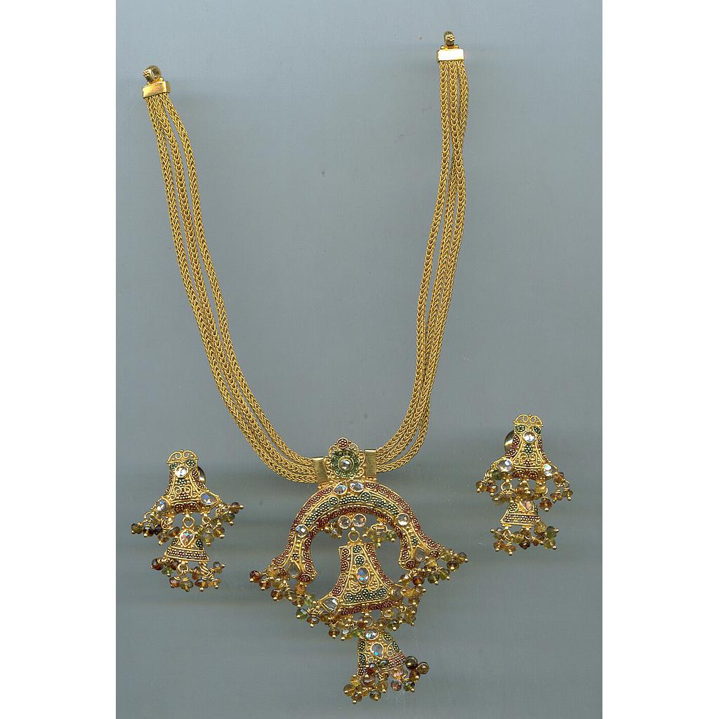 GOLD HALF SET ROUND ANTIQUE EXCLUSIVE