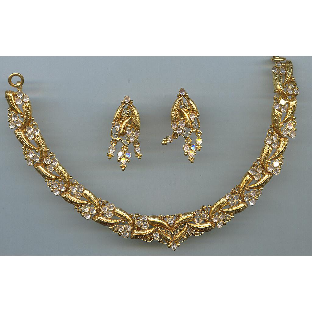 GOLD HALF SET ROUND ANTIQUE EXCLUSIVE