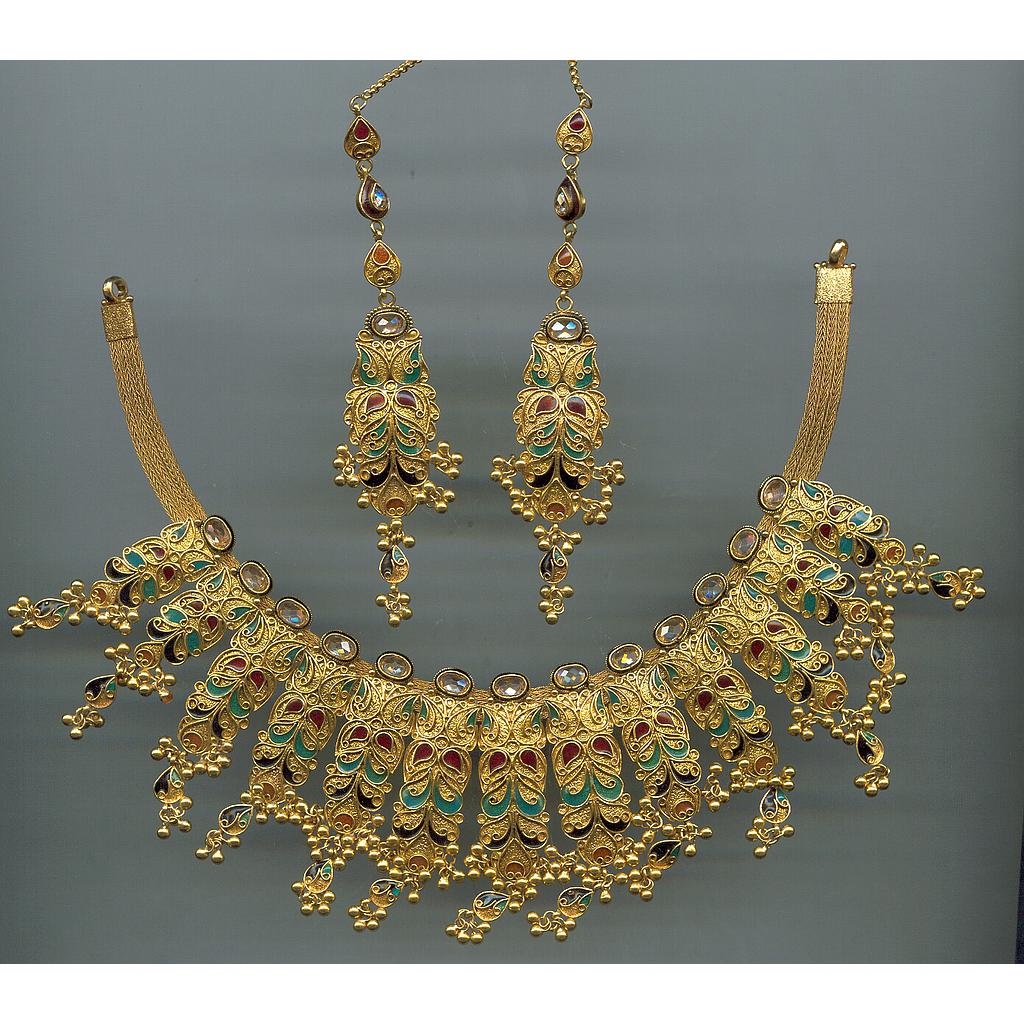 GOLD HALF SET ROUND ANTIQUE EXCLUSIVE
