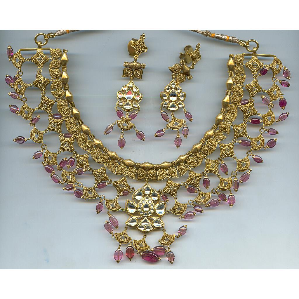 GOLD HALF SET ROUND ANTIQUE EXCLUSIVE