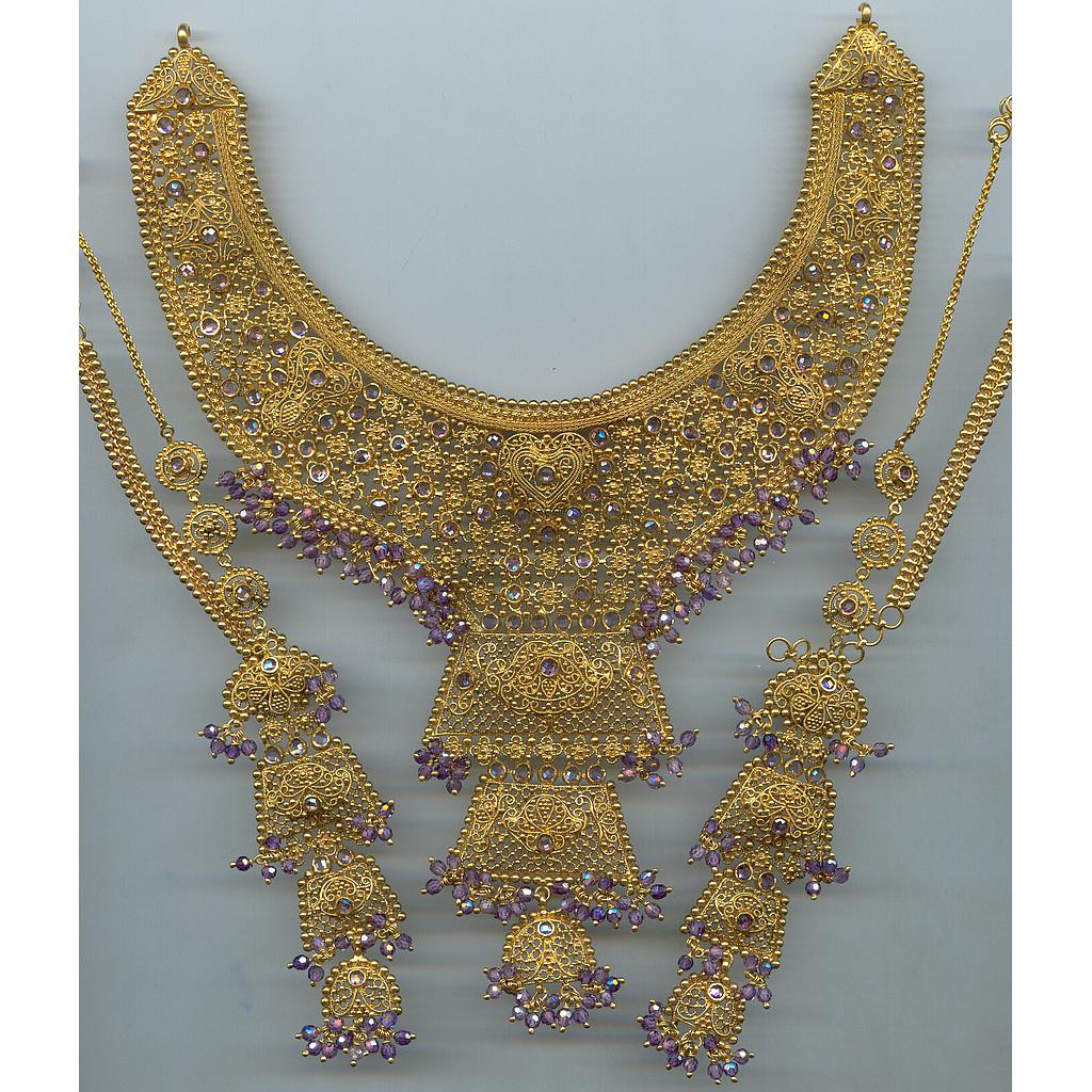 GOLD HALF SET ROUND ANTIQUE EXCLUSIVE
