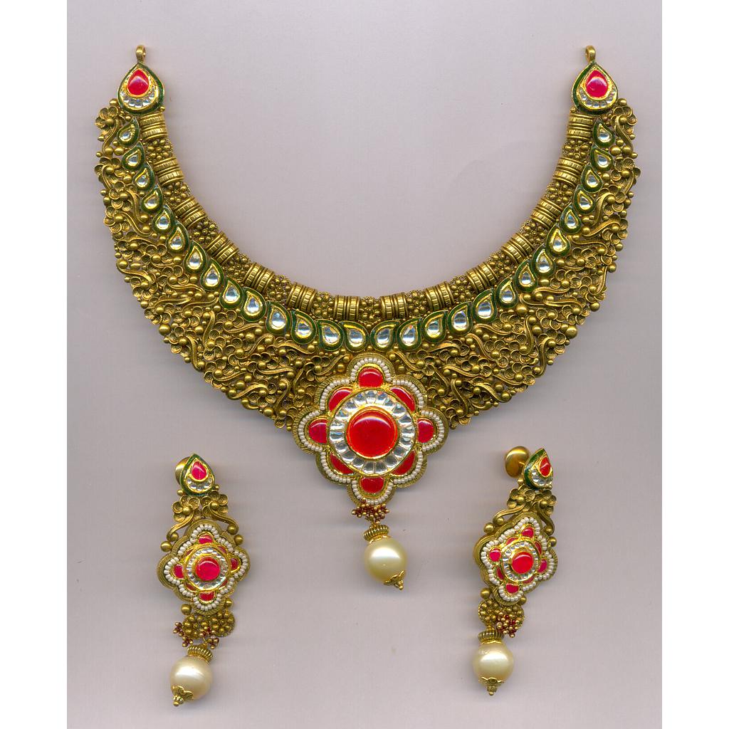 GOLD HALF SET ROUND ANTIQUE EXCLUSIVE