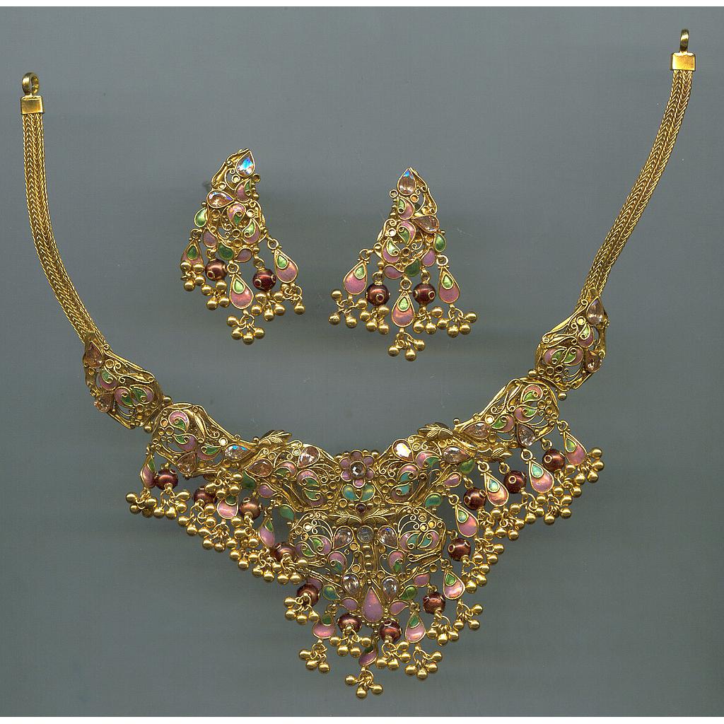 GOLD HALF SET ROUND ANTIQUE EXCLUSIVE