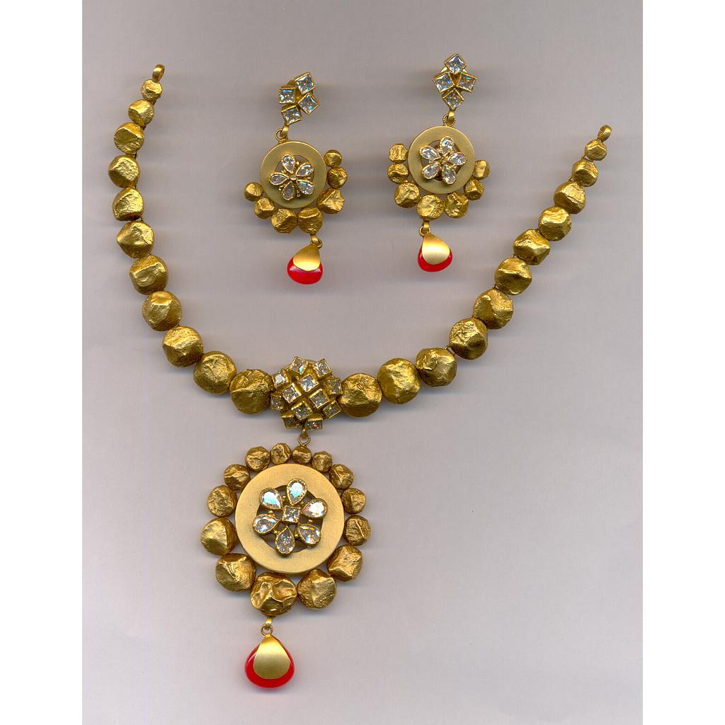 GOLD HALF SET ROUND ANTIQUE EXCLUSIVE