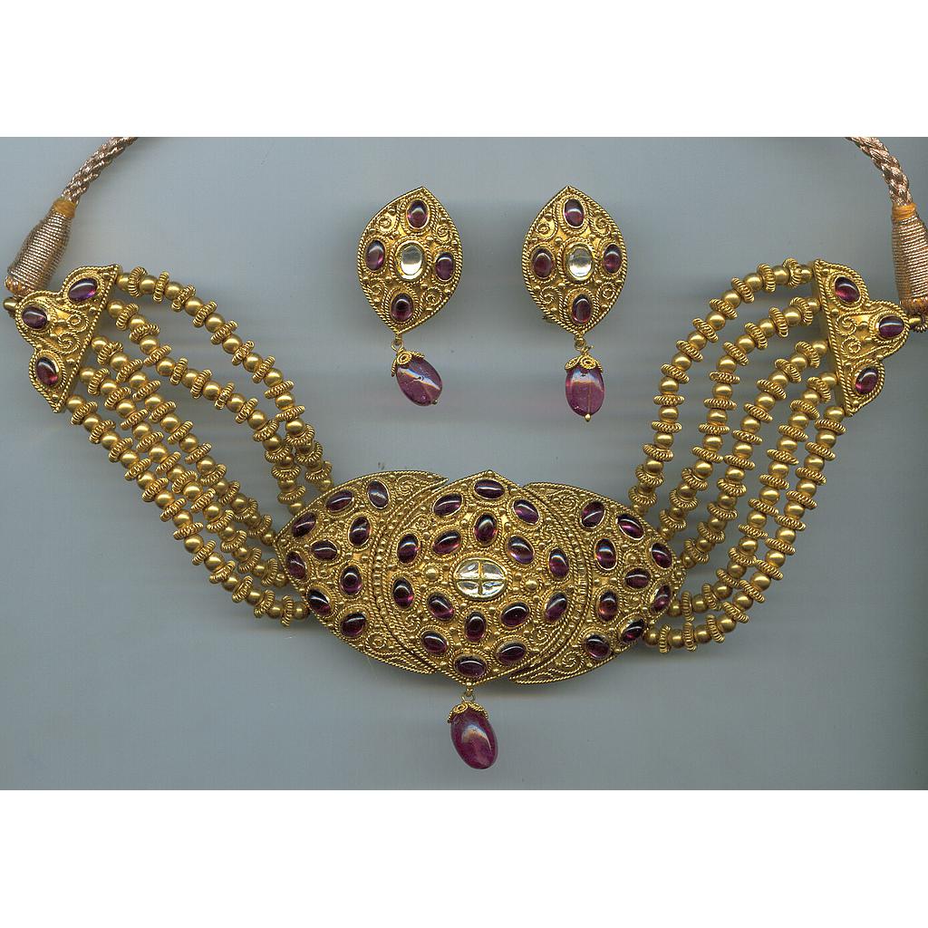 GOLD HALF SET ROUND ANTIQUE EXCLUSIVE