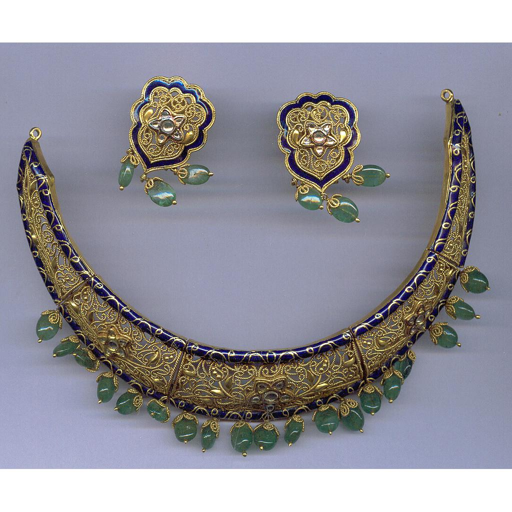 GOLD HALF SET ROUND ANTIQUE EXCLUSIVE