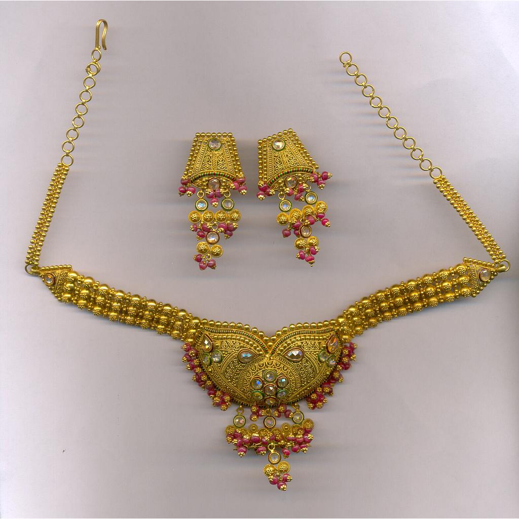 GOLD HALF SET ROUND ANTIQUE EXCLUSIVE