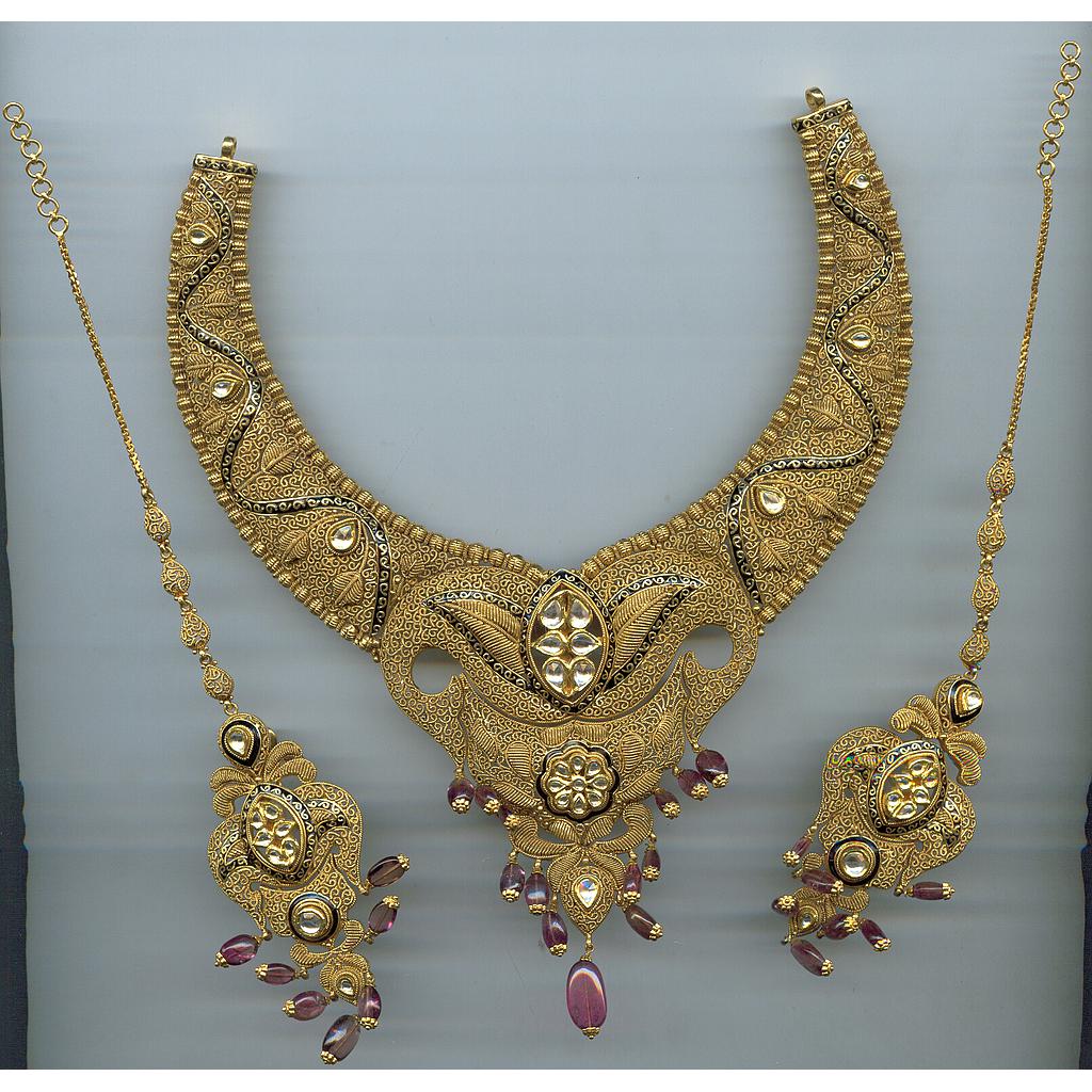 GOLD HALF SET ROUND ANTIQUE EXCLUSIVE