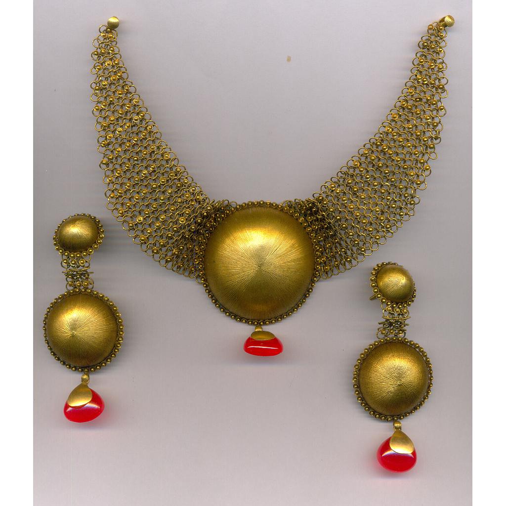 GOLD HALF SET ROUND ANTIQUE EXCLUSIVE
