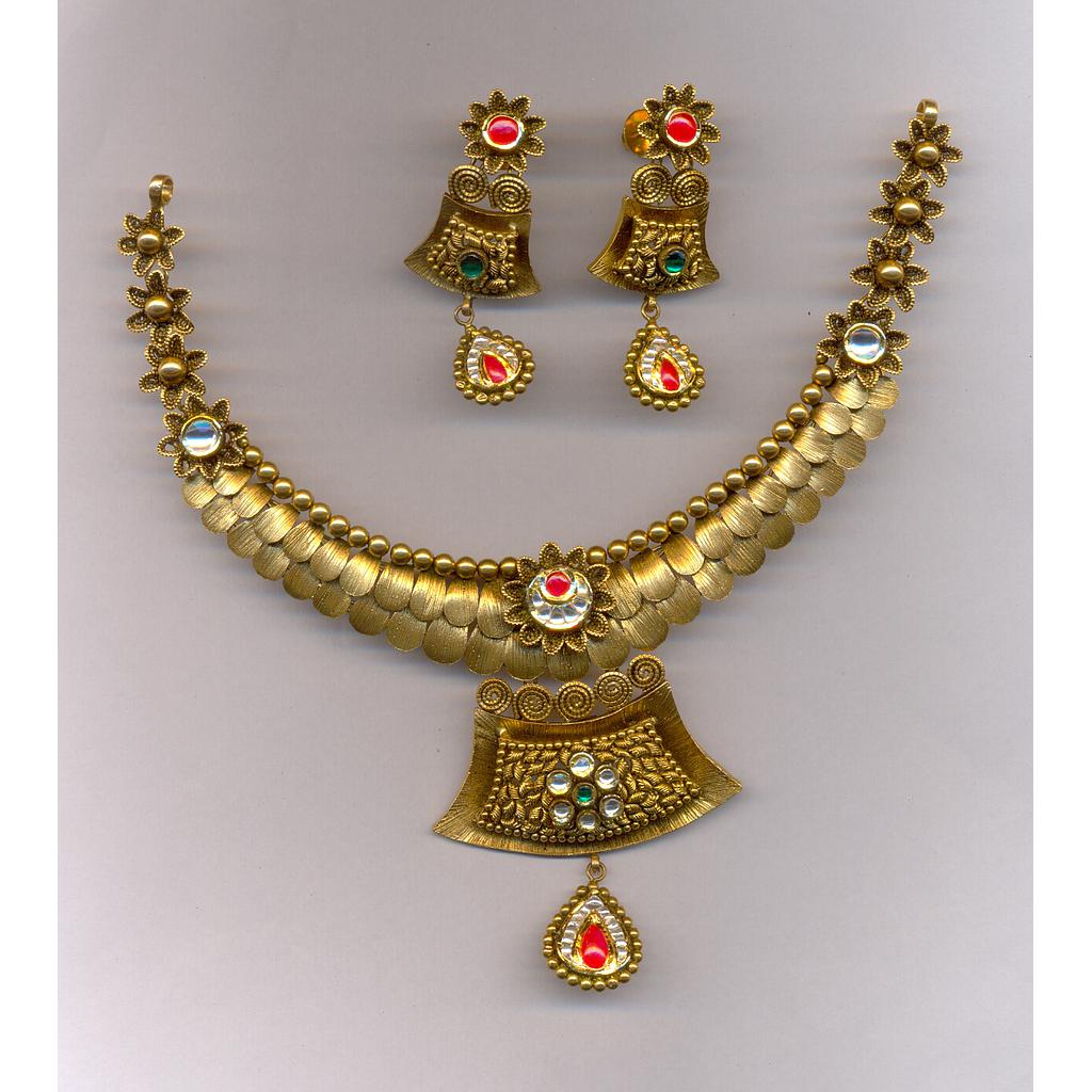 GOLD HALF SET ROUND ANTIQUE EXCLUSIVE