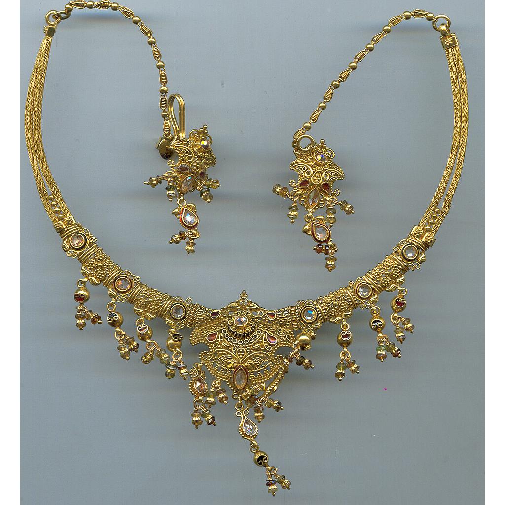 GOLD HALF SET ROUND ANTIQUE EXCLUSIVE