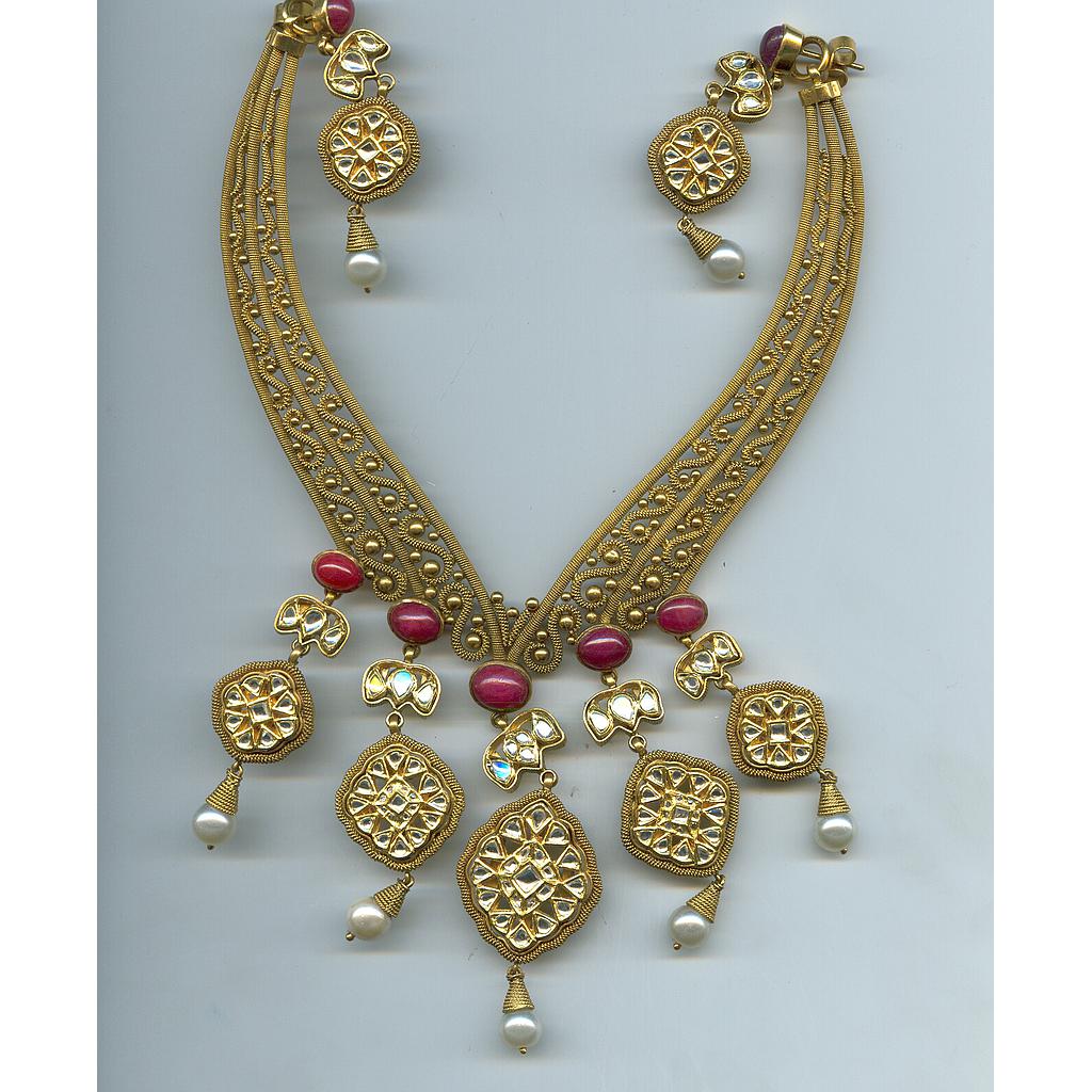 GOLD HALF SET ROUND ANTIQUE EXCLUSIVE