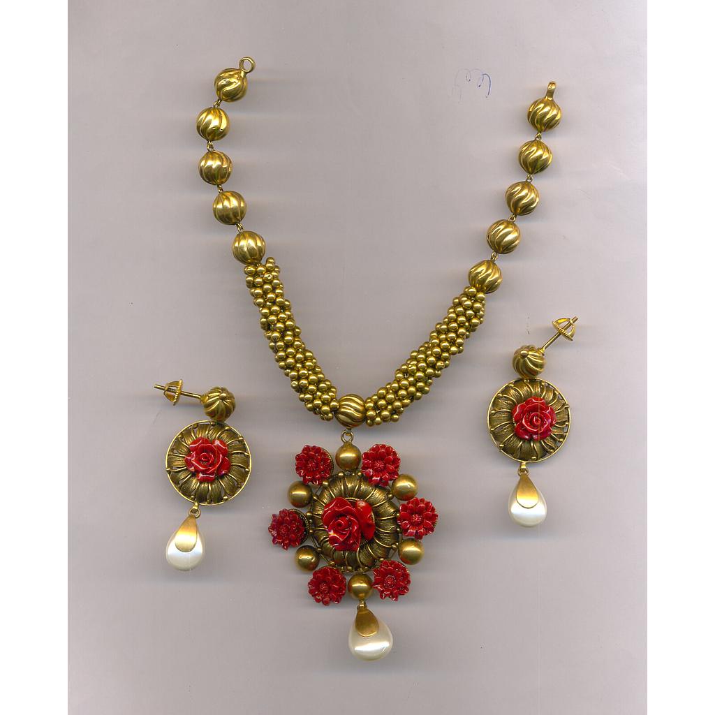 GOLD HALF SET ROUND ANTIQUE EXCLUSIVE