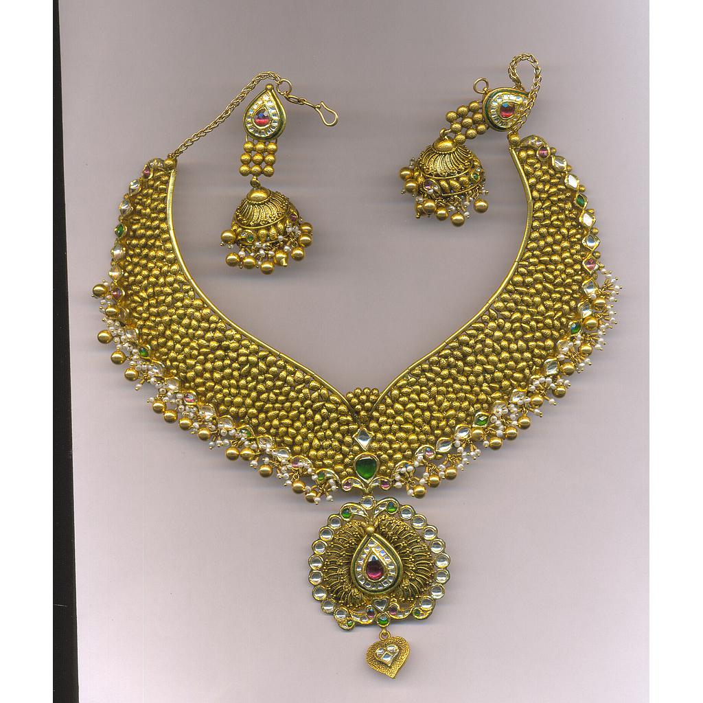 GOLD HALF SET ROUND ANTIQUE EXCLUSIVE