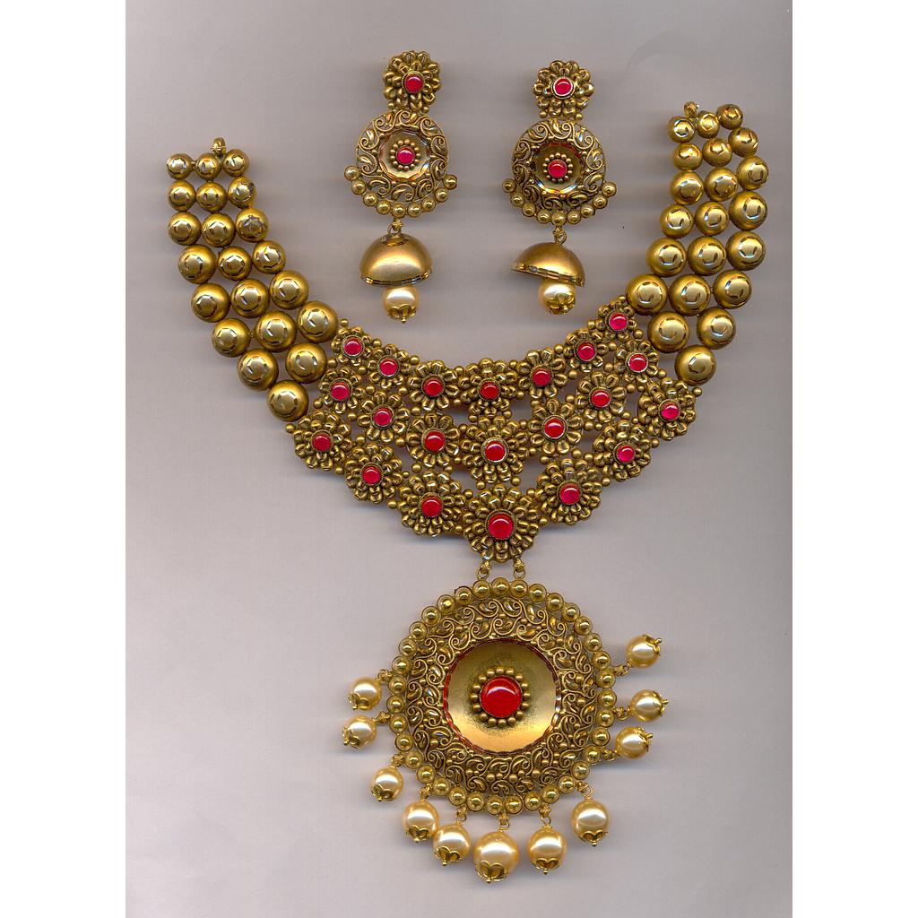 GOLD HALF SET ROUND ANTIQUE EXCLUSIVE
