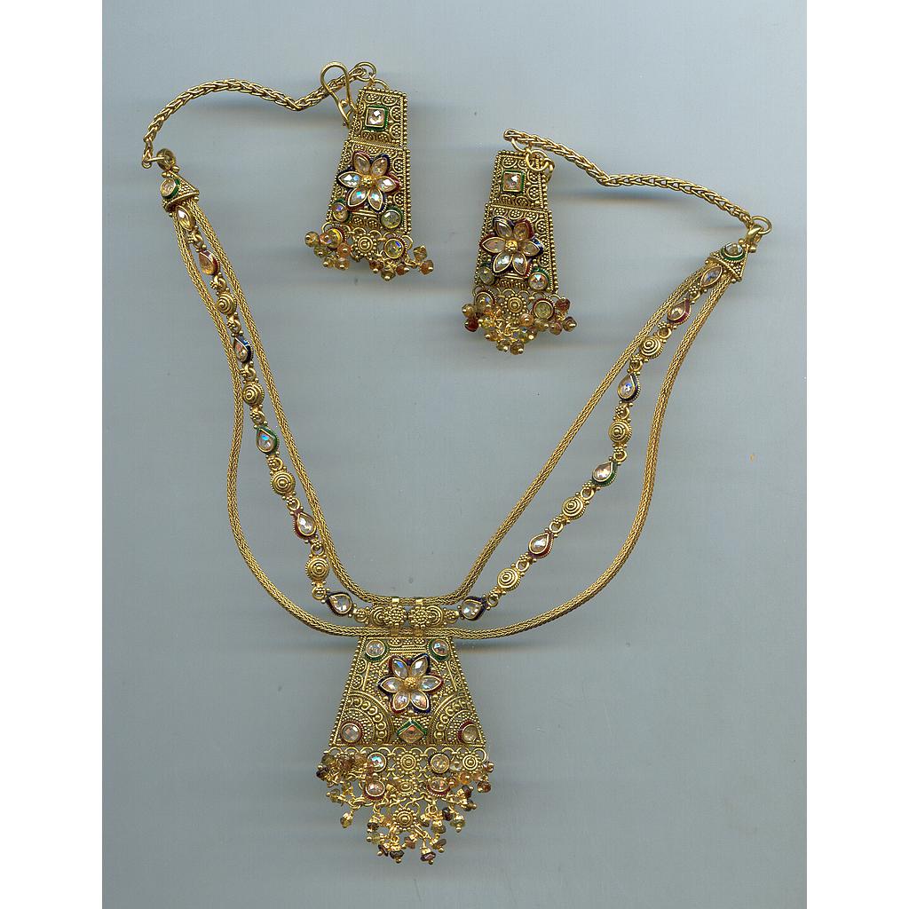 GOLD HALF SET ROUND ANTIQUE EXCLUSIVE