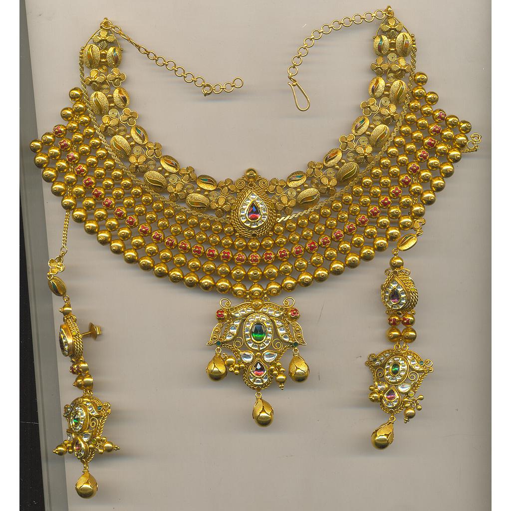GOLD HALF SET ROUND ANTIQUE EXCLUSIVE