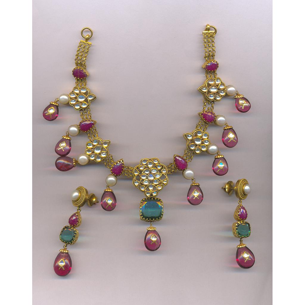 GOLD HALF SET ROUND ANTIQUE EXCLUSIVE