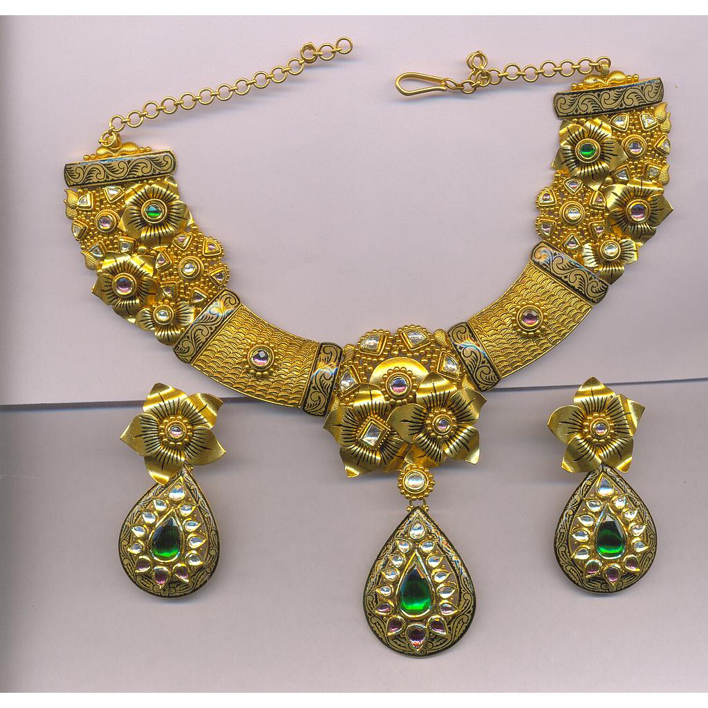 GOLD HALF SET ROUND ANTIQUE EXCLUSIVE