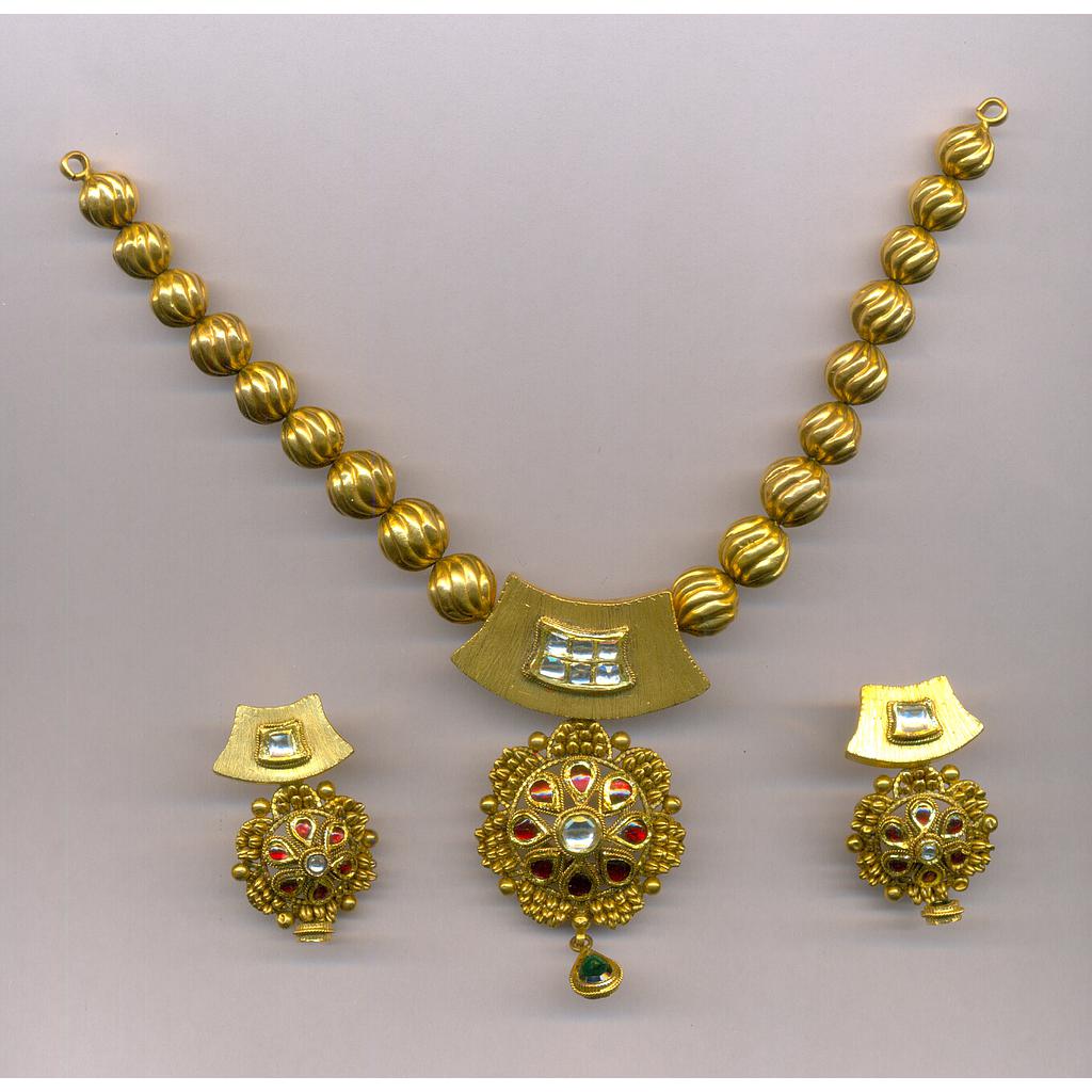 GOLD HALF SET ROUND ANTIQUE EXCLUSIVE
