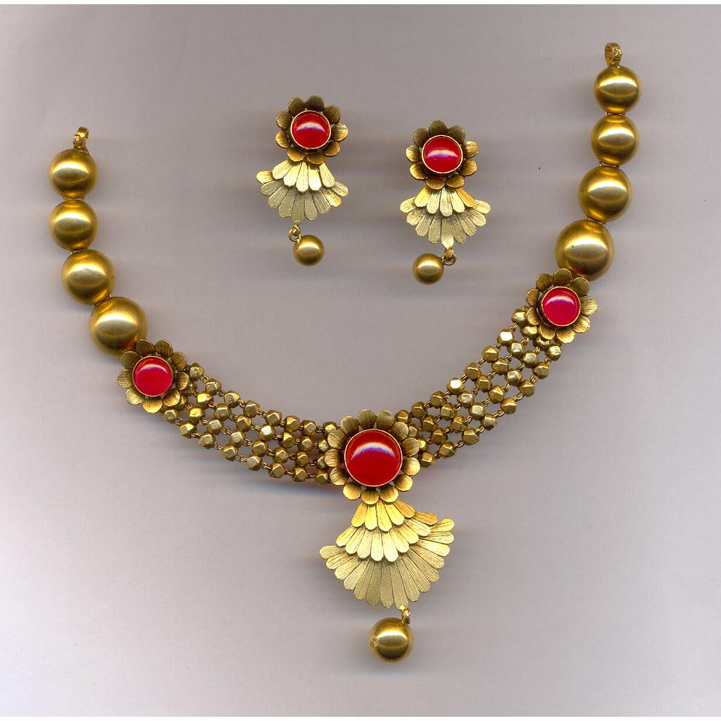 GOLD HALF SET ROUND ANTIQUE EXCLUSIVE