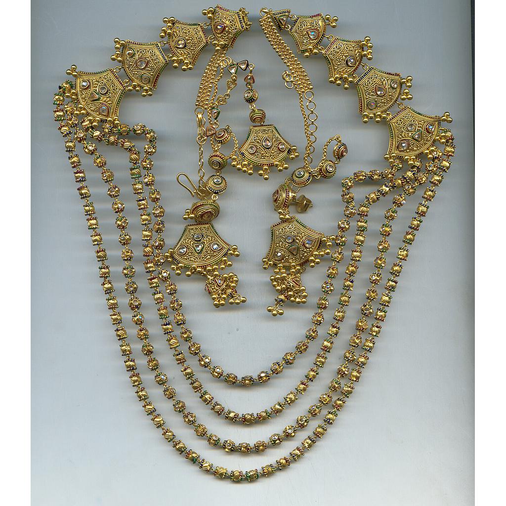 GOLD HALF SET ROUND ANTIQUE EXCLUSIVE