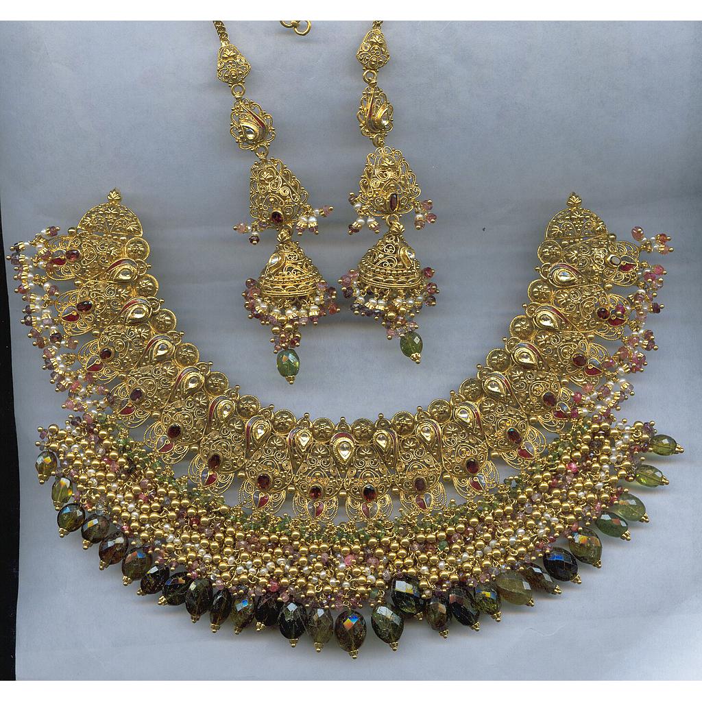 GOLD HALF SET ROUND ANTIQUE EXCLUSIVE