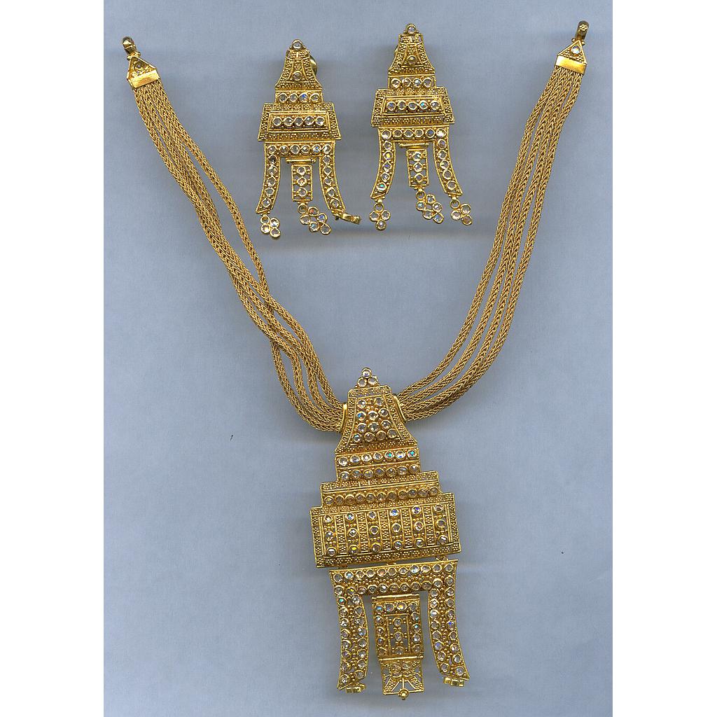 GOLD HALF SET ROUND ANTIQUE EXCLUSIVE