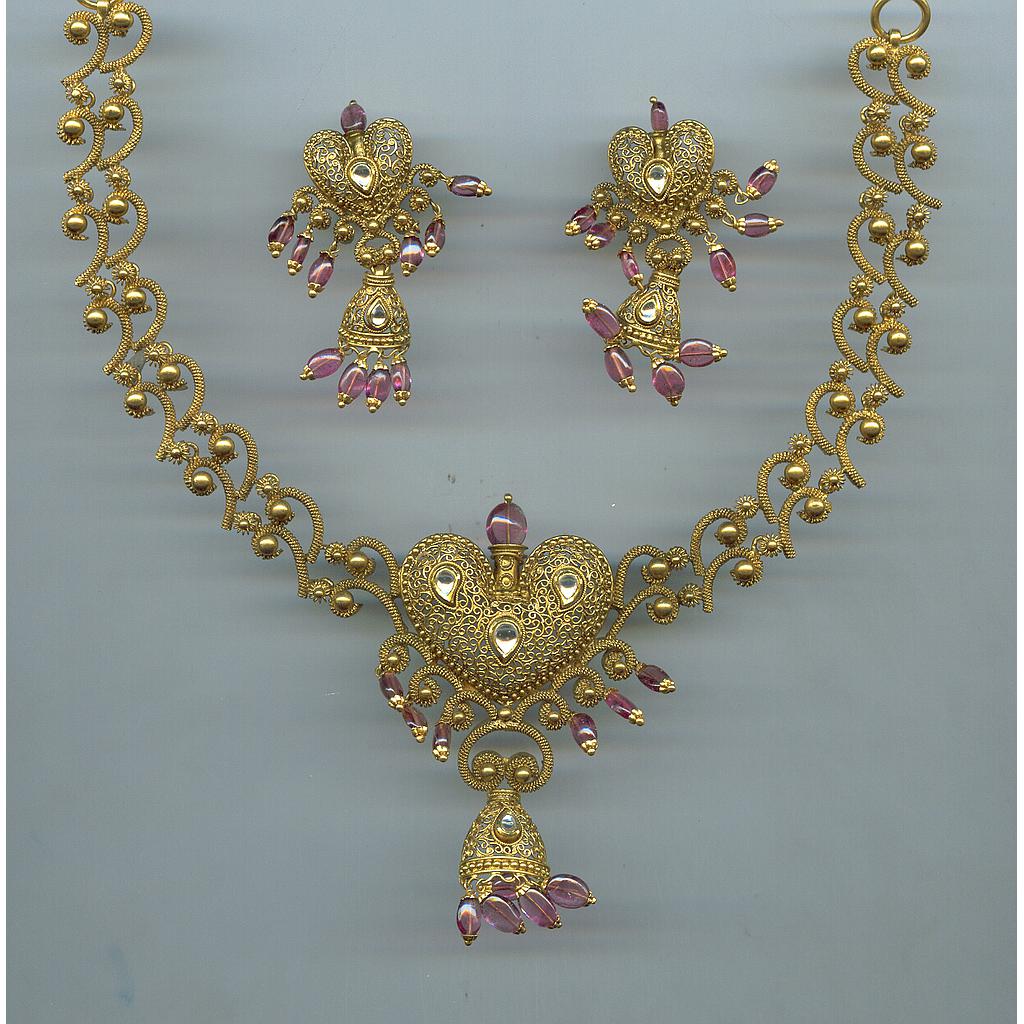GOLD HALF SET ROUND ANTIQUE EXCLUSIVE