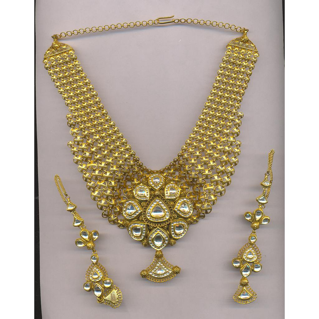 GOLD HALF SET ROUND ANTIQUE EXCLUSIVE