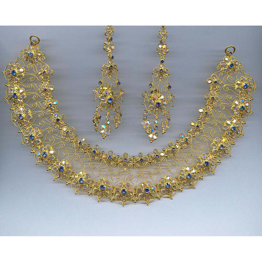 GOLD HALF SET ROUND ANTIQUE EXCLUSIVE