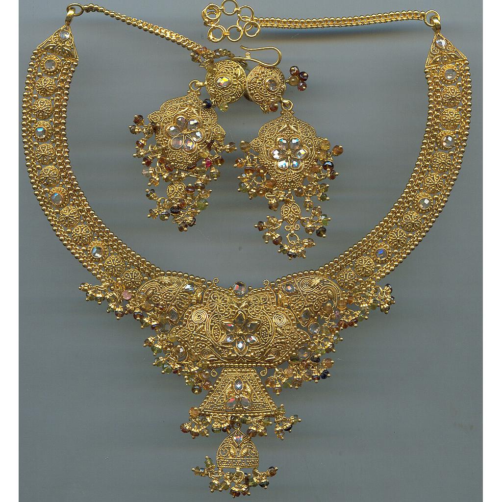 GOLD HALF SET ROUND ANTIQUE EXCLUSIVE