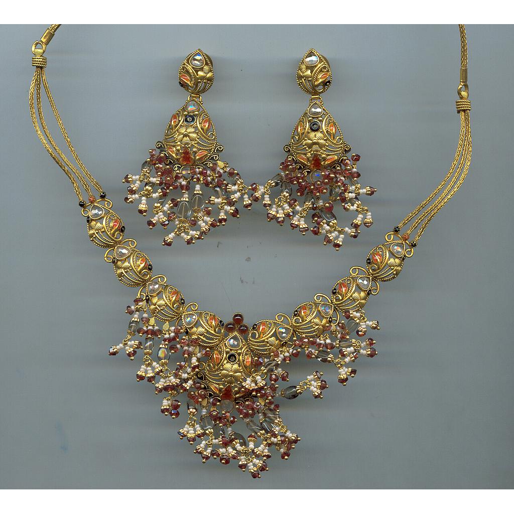 GOLD HALF SET ROUND ANTIQUE EXCLUSIVE
