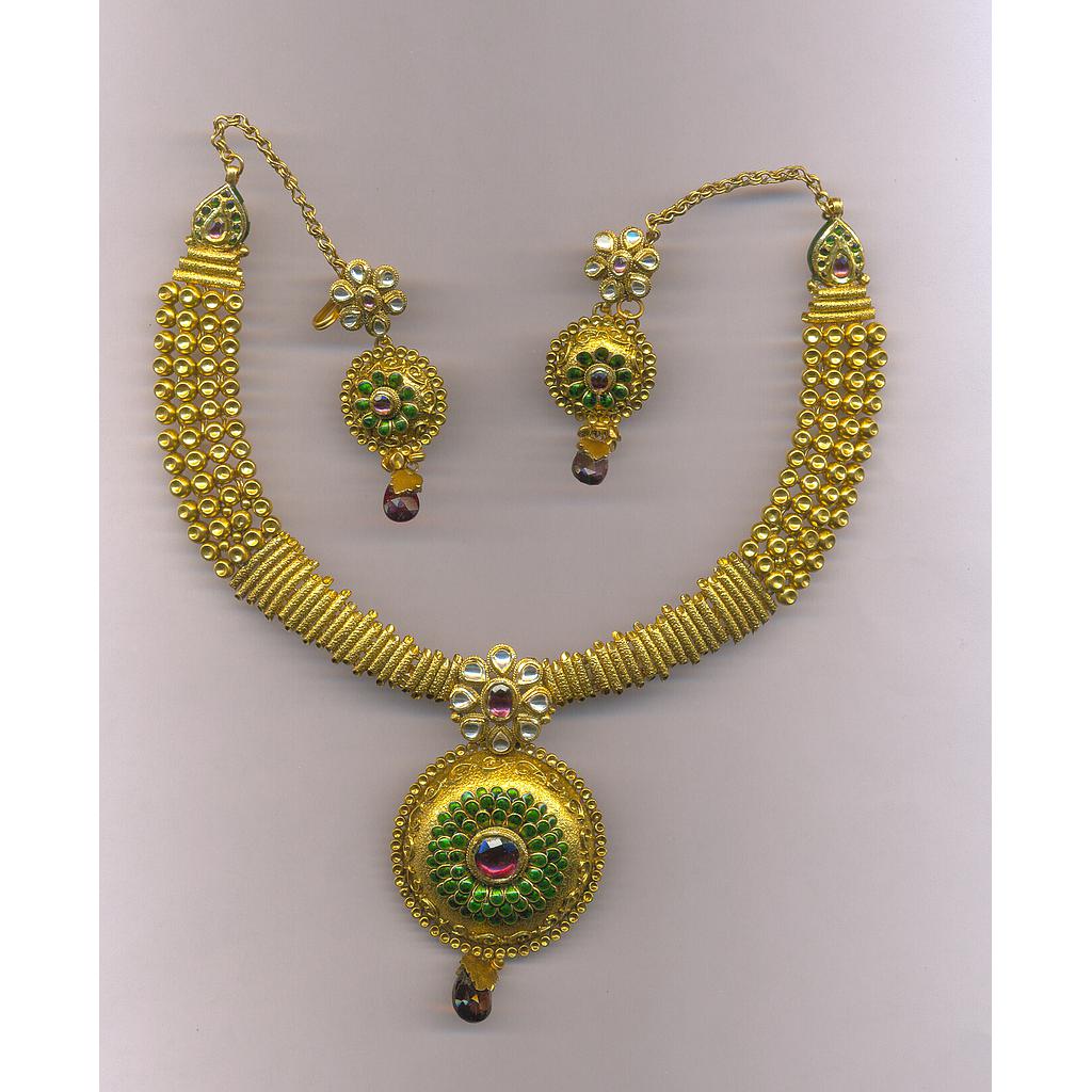 GOLD HALF SET ROUND ANTIQUE EXCLUSIVE