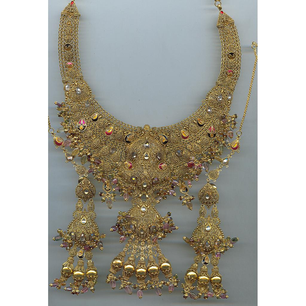 GOLD HALF SET ROUND ANTIQUE EXCLUSIVE