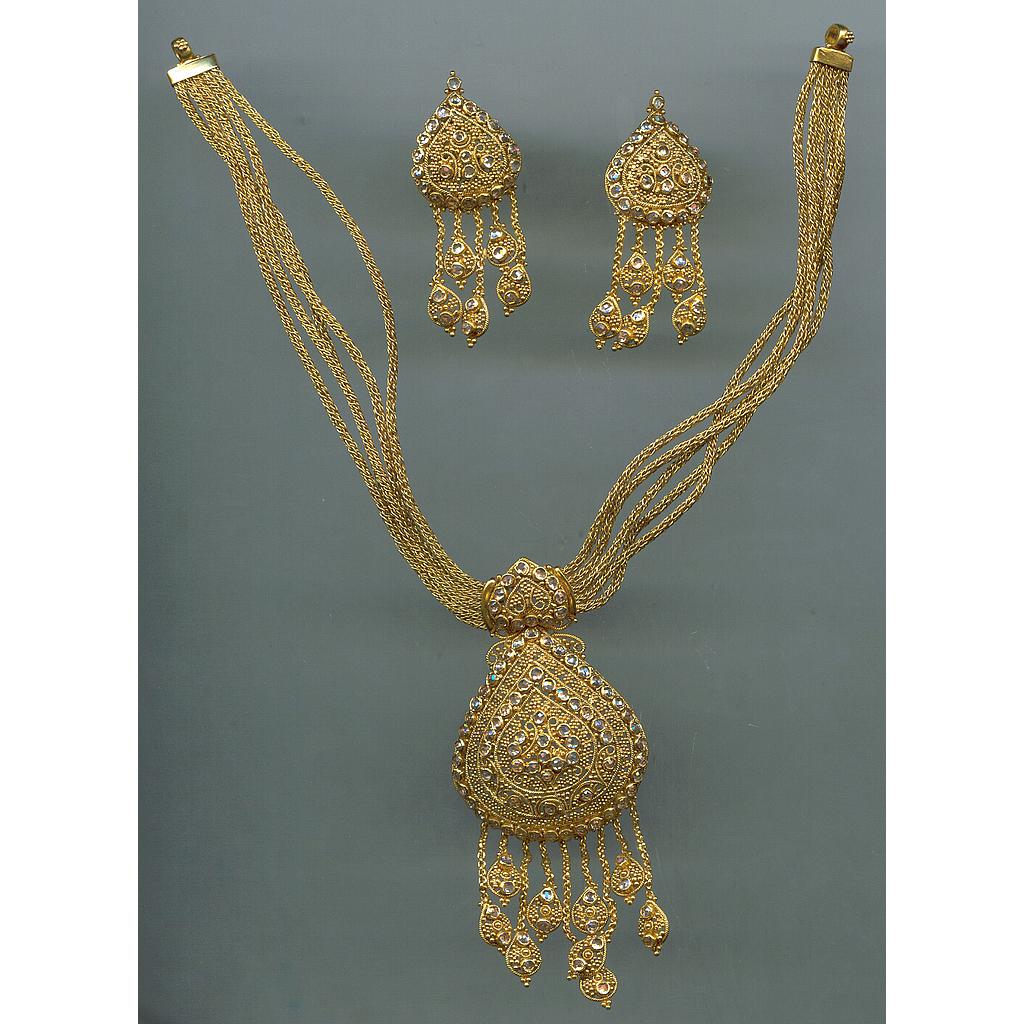 GOLD HALF SET ROUND ANTIQUE EXCLUSIVE