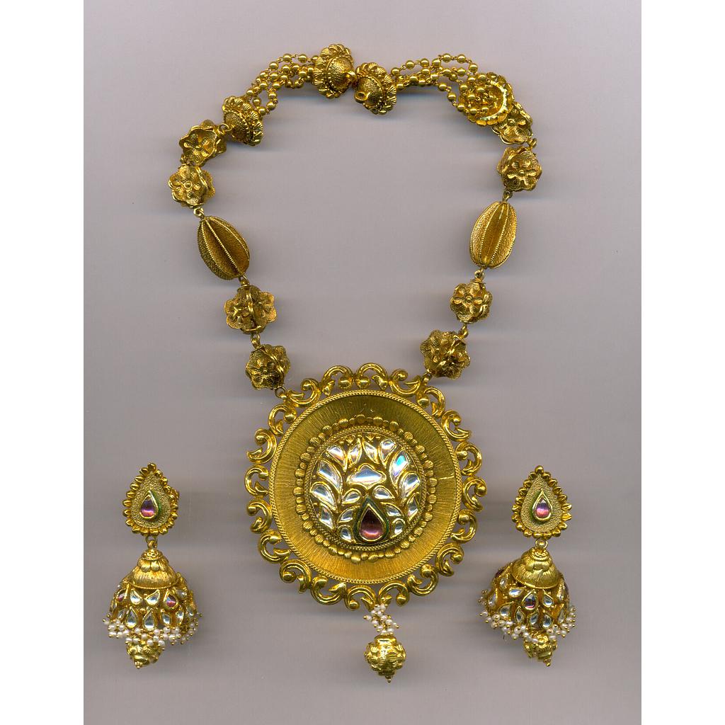 GOLD HALF SET ROUND ANTIQUE EXCLUSIVE