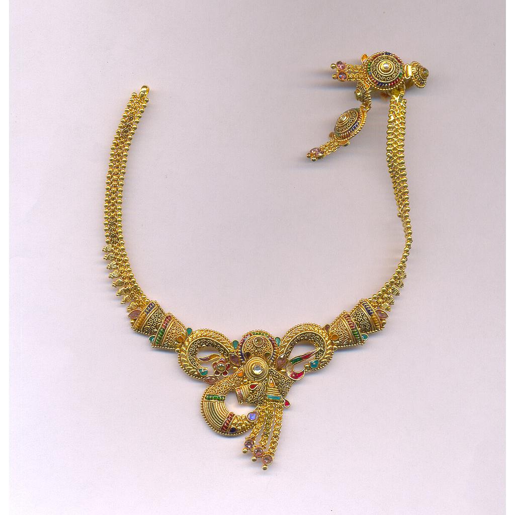 GOLD HALF SET ROUND ANTIQUE EXCLUSIVE