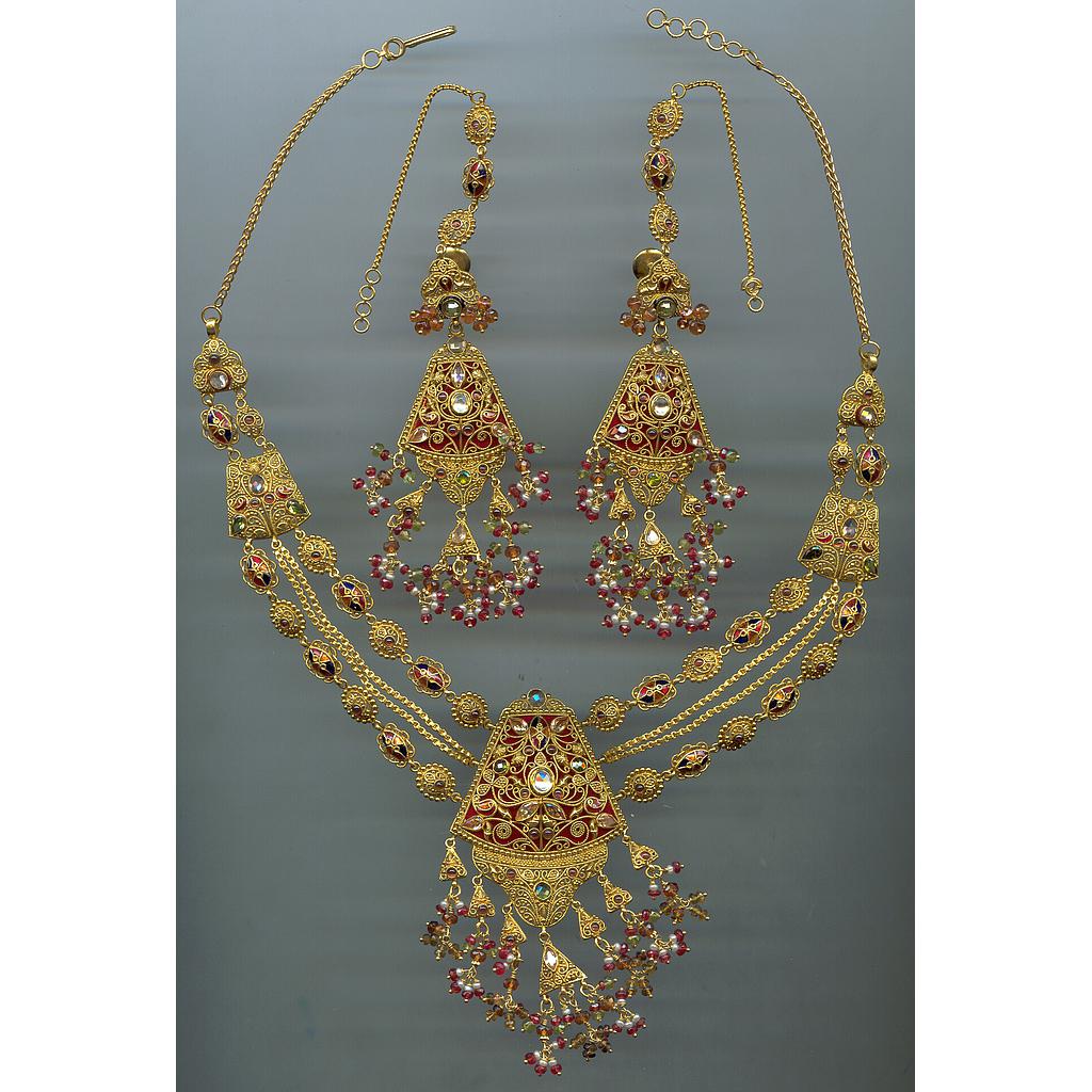 GOLD HALF SET ROUND ANTIQUE EXCLUSIVE