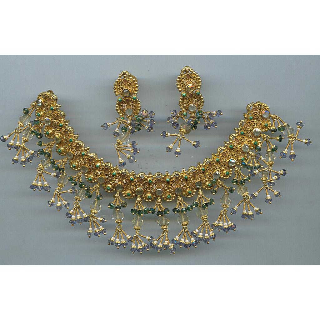 GOLD HALF SET ROUND ANTIQUE EXCLUSIVE