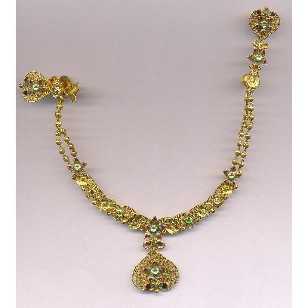 GOLD HALF SET ROUND ANTIQUE EXCLUSIVE