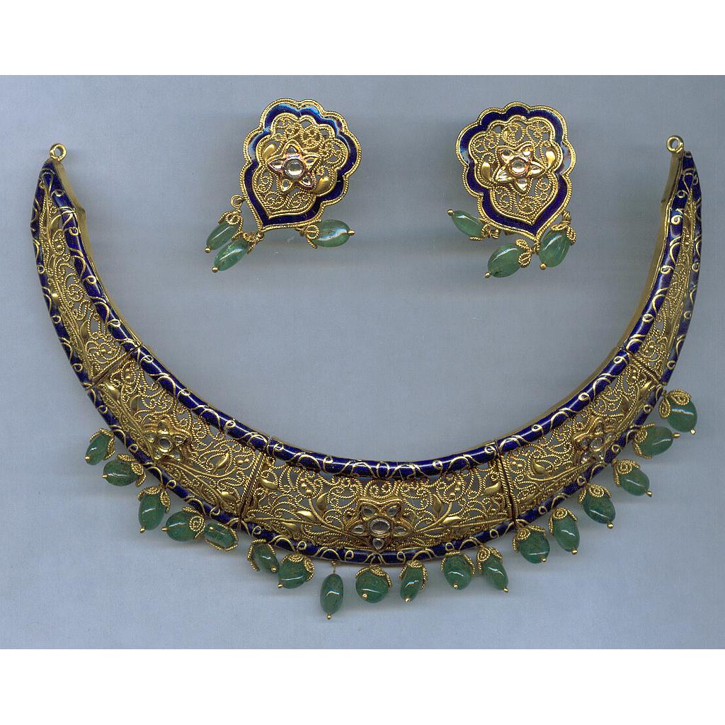 GOLD HALF SET ROUND ANTIQUE EXCLUSIVE