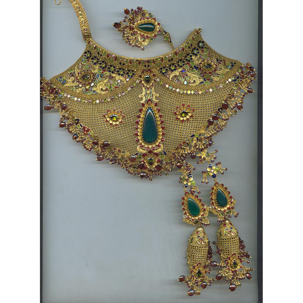 GOLD HALF SET ROUND ANTIQUE EXCLUSIVE