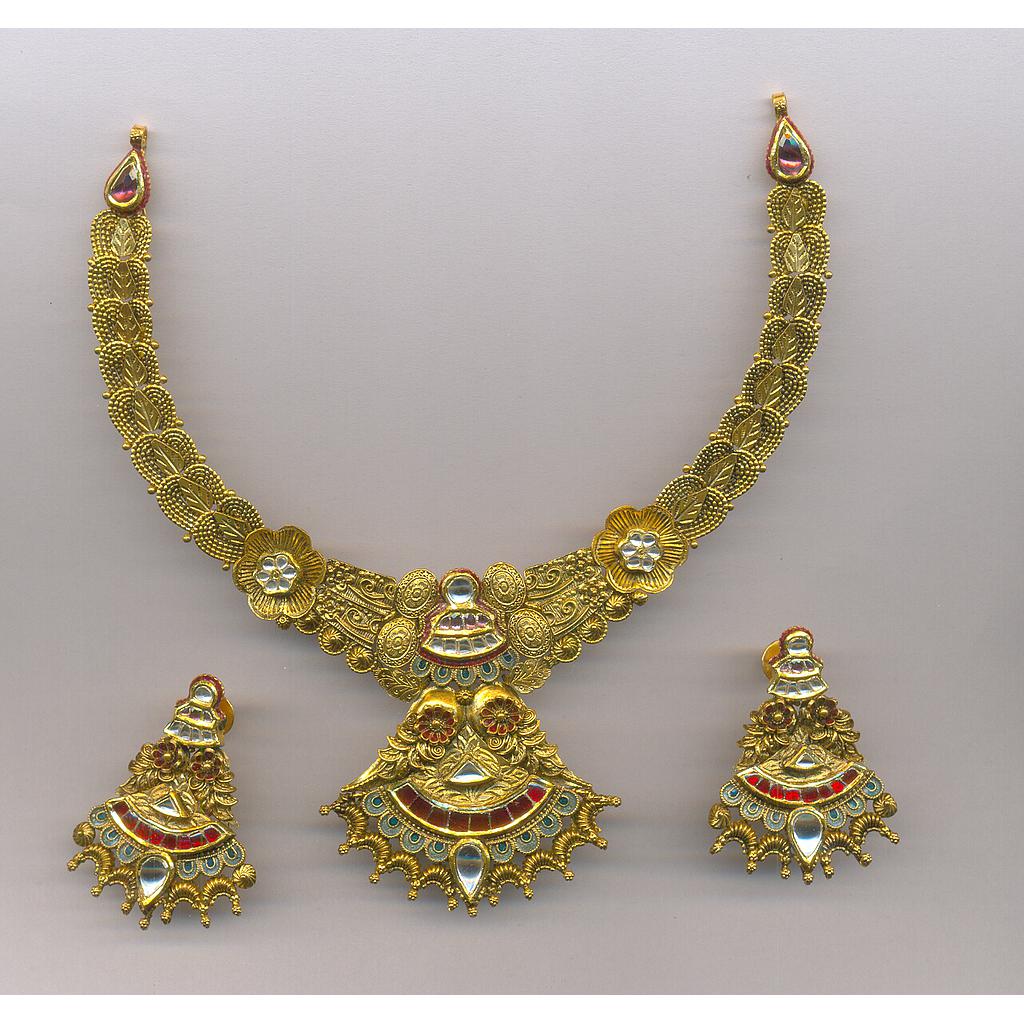 GOLD HALF SET ROUND ANTIQUE EXCLUSIVE