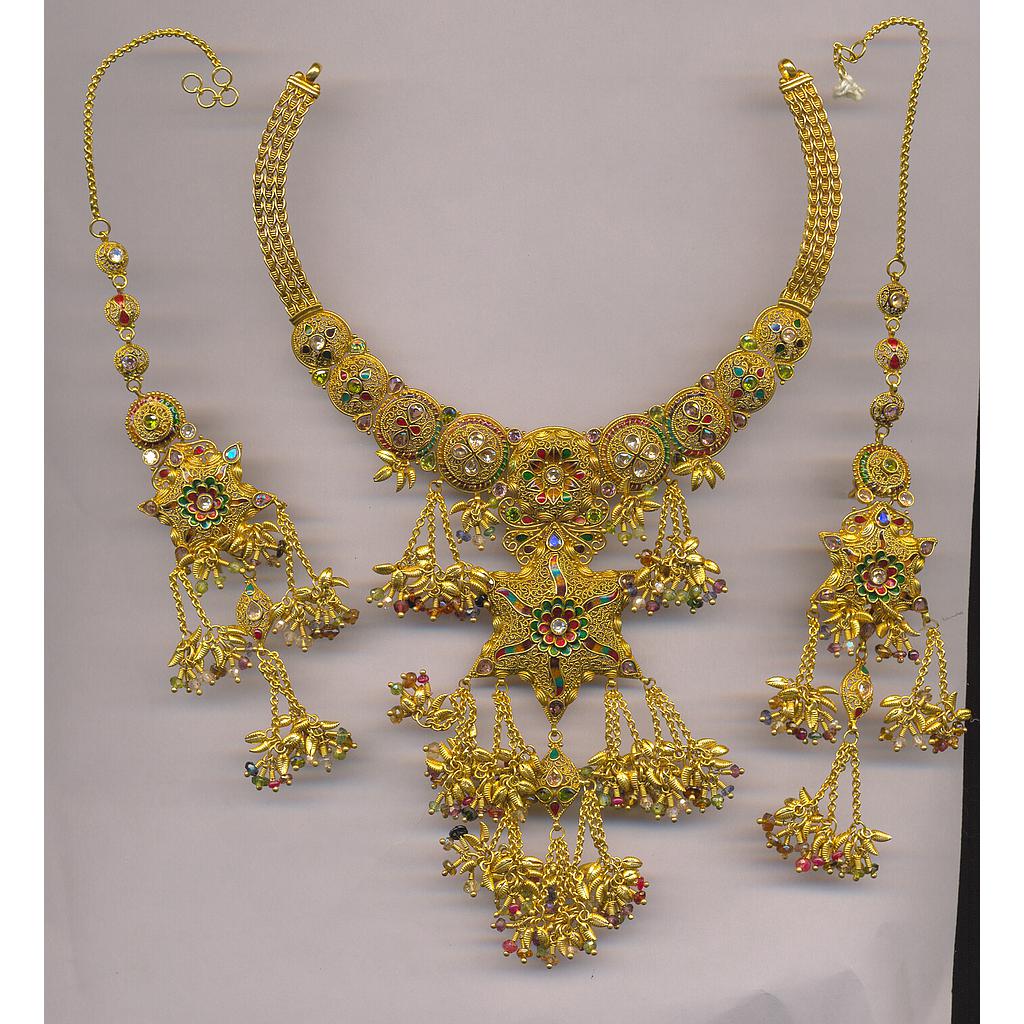 GOLD HALF SET ROUND ANTIQUE EXCLUSIVE