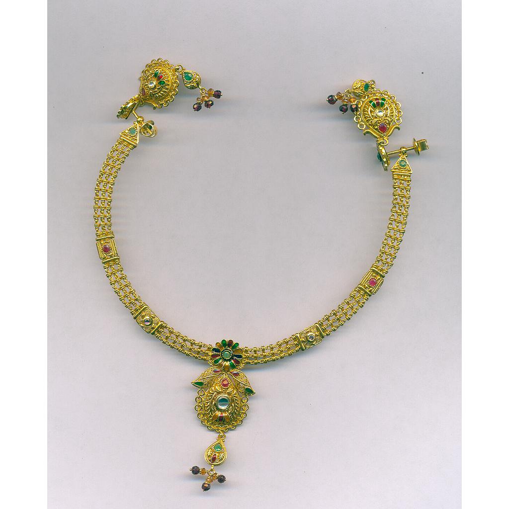 GOLD HALF SET ROUND ANTIQUE EXCLUSIVE